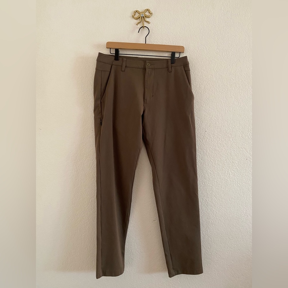 BYLT Premium Basics Everyday Pant 2.0 Slim Fit Men’s Size 31 Dark-Taupe